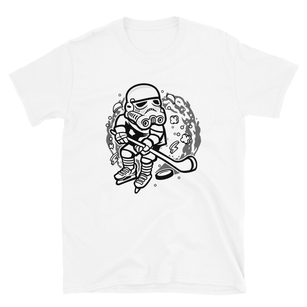 Storm Trooper Hockey Unisex T-Shirt | Cut The Shirt